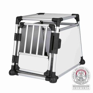 Trixie Transportná klietka - hliníkový rám, pevné panely 55x62x78 cm