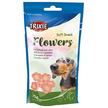 Trixie Flowers jahňač / kuracie kvietky pre psov 75g TR