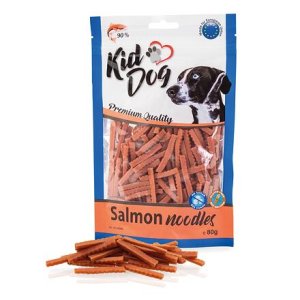 KIDDOG mäsové rezančeky - losos pre malé psy a mačky 80 g