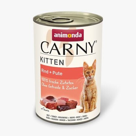 ANIMONDA konzerva CARNY Kitten - hovädzie + morka 400g