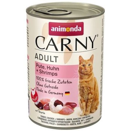 ANIMONDA konzerva CARNY Adult - morka, kura + račce 400g