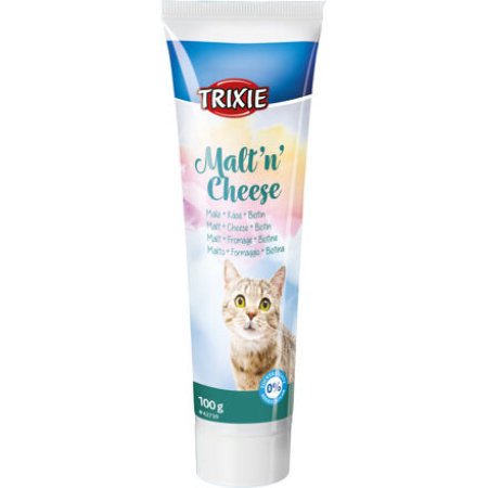 Trixie Malt"n"Cheese anti-hairball, so sladom, syrom a biotínom 100g