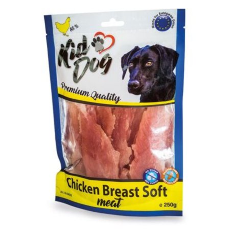 Pochúťka KIDDOG kurací prsia, mäkká 250g 1ks