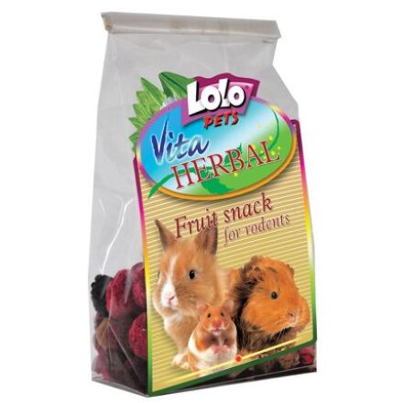 LOLOPets VITA HERBAL ovocný snack pre hlodavce 50 g-DOPREDAJ