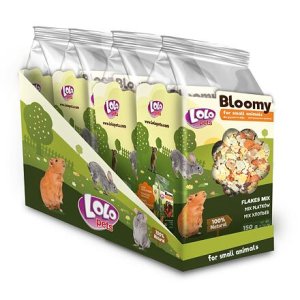 LOLOPets BLOOMY mix vločiek pre hlodavce 150 g