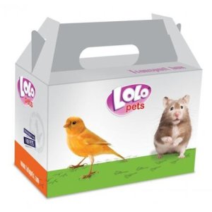 LOLOPets kartónová krabička na transport malá 14x9x8 cm