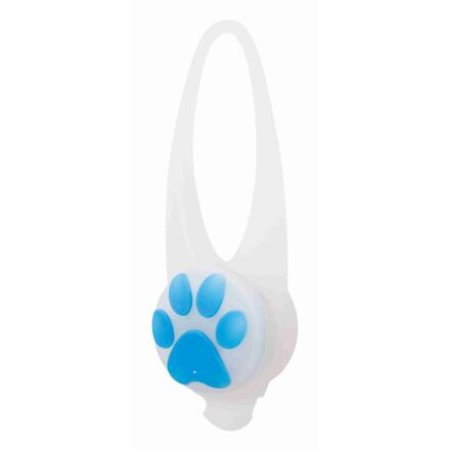 Flasher blikačka pre psov 2,4 cm / 8 cm biela/farebná labka (RP 0,30 €)