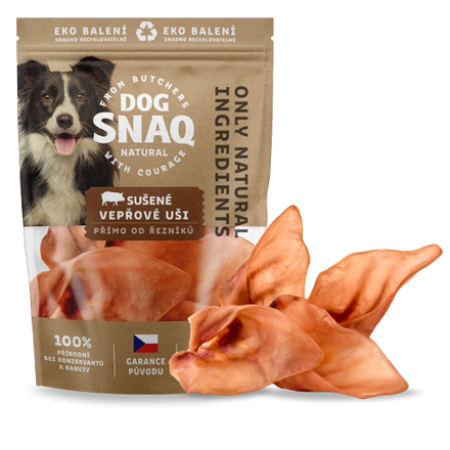 DOG SNAQ bravčové ucho sušené 4 ks