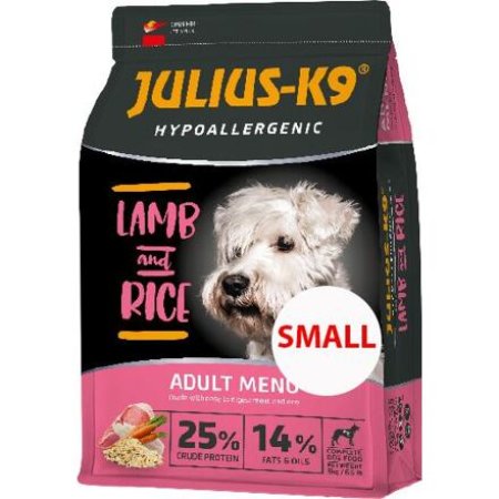 JULIUS K-9 HighPremium ADULT SMALL Hypoallergenic LAMB&Rice 12 kg