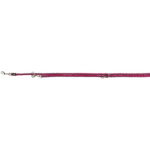 Vodítko CAVO okrúhle predlžovacie - fuchsie/grafit 2m/12mm
