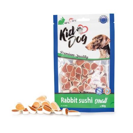 KIDDOG králičie malé sushi 80 g