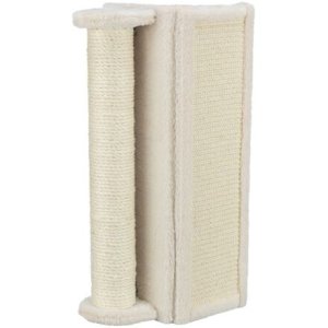 Trixie Škrabacia rohová doska so stĺpikom, 15 x 50 x 15 cm, béžová