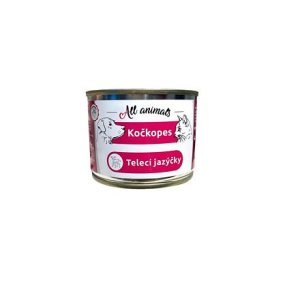 All Animals kočkopes Teľacie jazýčky 200g