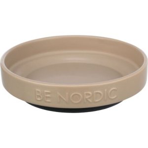 BE NORDIC keramická miska plytká, 0.3l / 16 cm šedohnedá
