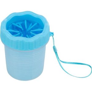 Trixie PAW CLEANER - kalíšok na čistenie labiek, silikón/plast, modrá SM