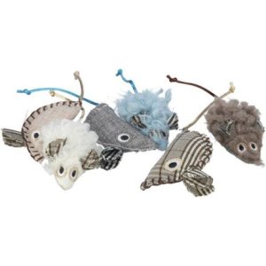 Trixie Myška látková/plyšová s catnipom, 8 cm, rôzne druhy