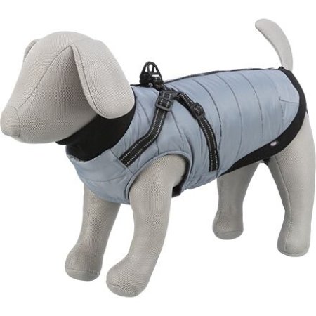Trixie Obleček PONTIS - vesta s postrojom, striebrošedá XS 30 cm