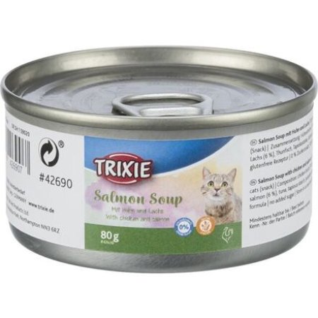 Trixie Salmon Soup kura & losos - tekutá maškrta pre mačky, 80 g