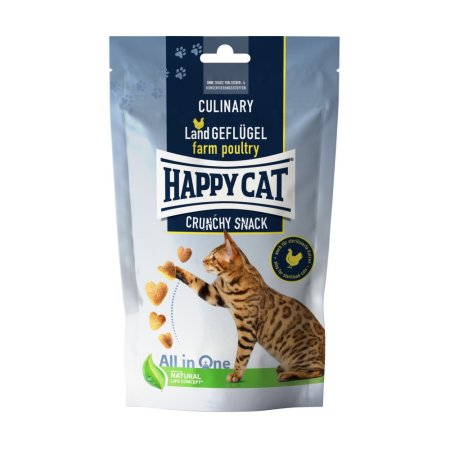 Happy Cat Crunchy Snack Land-Geflügel 70g (EXPIRÁCIA 01/2024)