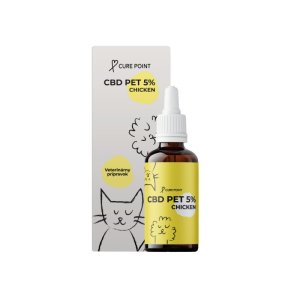 Cure Point CBD PET 5% Olej pre psov Chicken 10ml