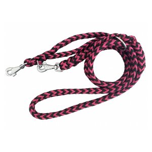 PROFIZOO Vodítko prepínacie s uchom HUGO (20mm x 240cm) fuchsie