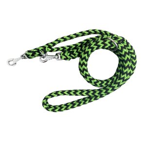 PROFIZOO Vodítko prepínacie s uchom HUGO (20 mm x 240 cm) zelená