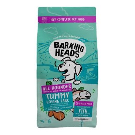 BARKING HEADS All Hounder Tummy Lovin Care Fish 12kg