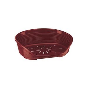 Pelech plast SIESTA DLX 12 bordó 111x80,5x33cm FP