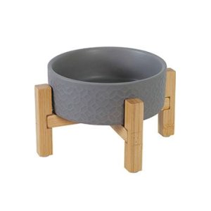 Miska keramická KERAMO SOLO 300ml sivá Zolux