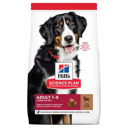 Hill’s Science Plan Canine Adult Large Breed Lamb & Rice 14 kg (POŠKODENÝ OBAL)