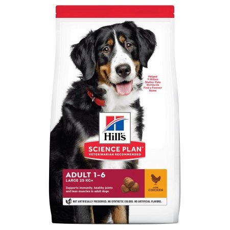 Hill’s Science Plan Canine Adult Large Breed Chicken 2,5 kg (EXPIRÁCIA 01/2024)