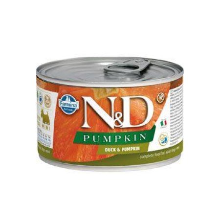 N&D DOG PUMPKIN Adult Duck & Pumpkin Mini 140g (EXPIRÁCIA 02/2024)