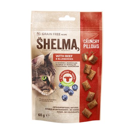 Shelma Grain free Vankúšiky s hovädzím 60 g