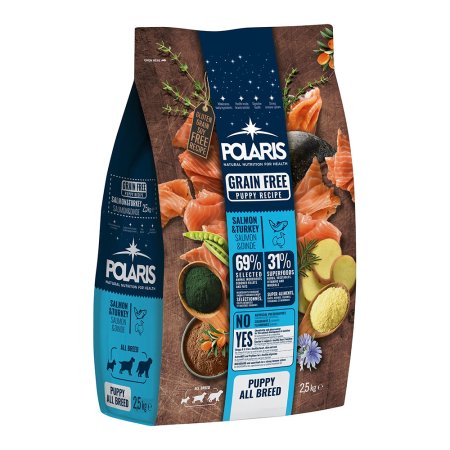 Polaris Grain free pes Junior losos, morka 2,5 kg