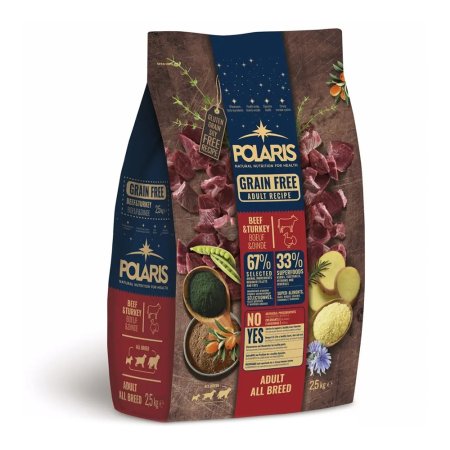 Polaris Grain free pes Adult hovädzie, morka 2,5 kg