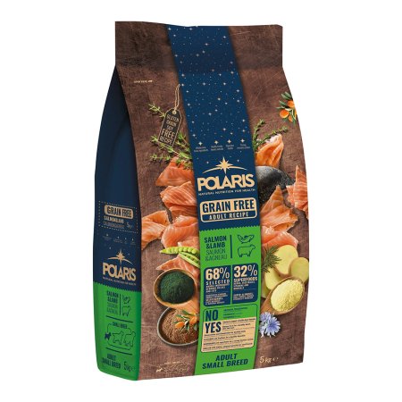 Polaris Grain free pes Adult Small Breed losos, jahňa 5 kg