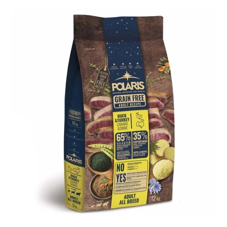 Polaris Grain free pes Adult kačica, morka 12 kg