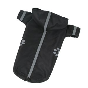 PROFIZOO Bunda ľahká šusťáková reflex čierna - L