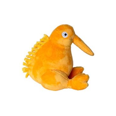 Hračka pes PLUSH plyš,pískacia,oranžová 16cm Kiwi