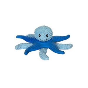 Hračka pes OCTOPUS & STARFISH plyš, TPR modr.27cm Kiwi