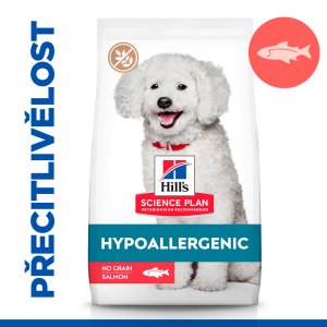 Hill’s Science Plan Hypoalergénne pre malé dospelé psy s lososom 1.5 kg