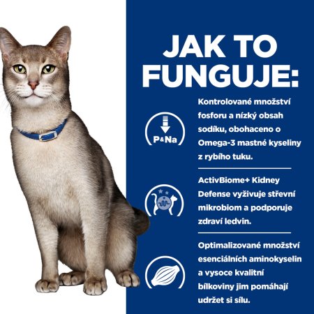 Hill’s Prescription Diet k/d Starostlivosť o obličky granule pre mačky 1.5 kg