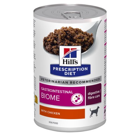 Hill’s Prescription Diet Gastrointestinal Biome Starostlivosť o zažívanie pre psov 370 g