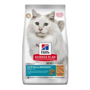 Hill’s Science Plan Hypoalergénne pre mačky s vajíčkom a hmyzím proteínom 1.5 kg
