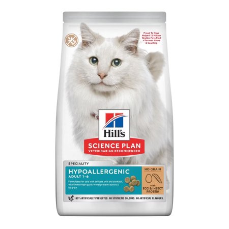 Hill’s Science Plan Feline Adult Hypoallergenic Insect & Egg 1,5 kg