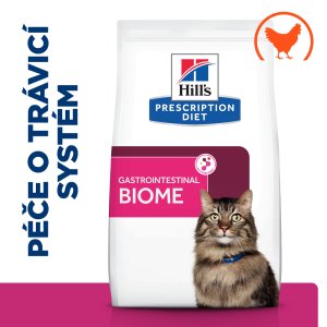 Hill’s Prescription Diet Gastrointestinal Biome Starostlivosť o zažívanie pre mačky 1.5 kg