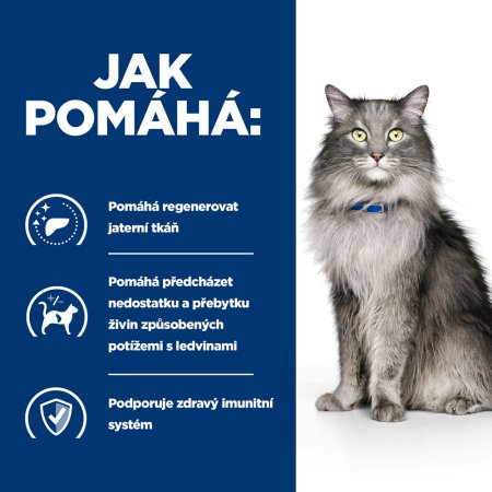 Hill’s Prescription Diet l/d Starostlivosť o pečeň granule pre mačky 1.5 kg