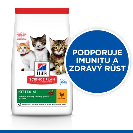 Hill’s Science Plan granule pre mačiatka s kuracím 1.5 kg