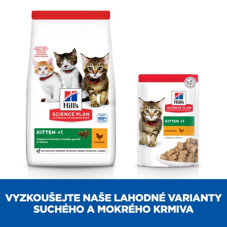 Hill’s Science Plan granule pre mačiatka s kuracím 1.5 kg