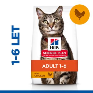 Hill’s Science Plan granule pre dospelé mačky s kuracím 1.5 kg